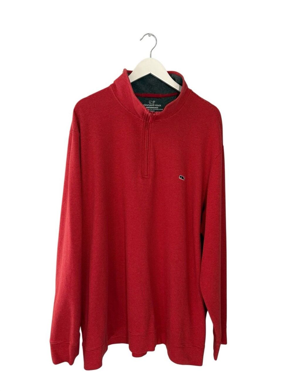 Vineyard Vines Performance red 1/4 zip pullover - 3XLT